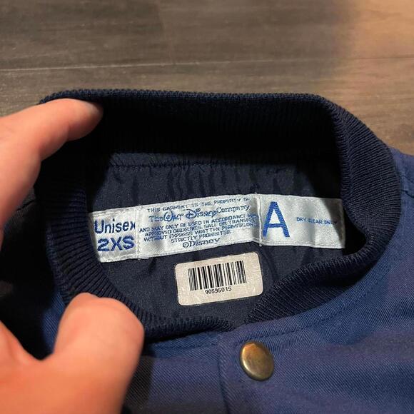 Vintage Disney California Adventure Staff Varsity Jacket 90s XXSmall - Picture 4 of 5